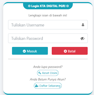Register PGRI Kabjayawijaya - Persatuan Guru Republik Indonesia Cabang Kabjayawijaya